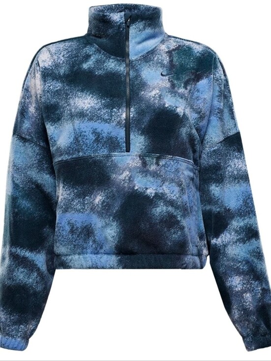 Nike Other - Nike One TF AOP Polar Jacket - Women's 1/4-Zip Cropped Pullover Size Small